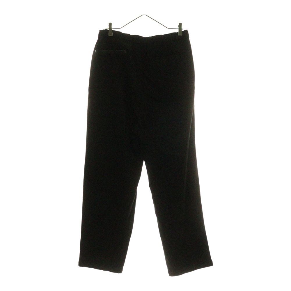 ISAMU KATAYAMA BACKLASH イサムカタヤマバックラッシュ レーヨンシルク ストレッチワイドパンツ イージースラックス ブラック 2025-01