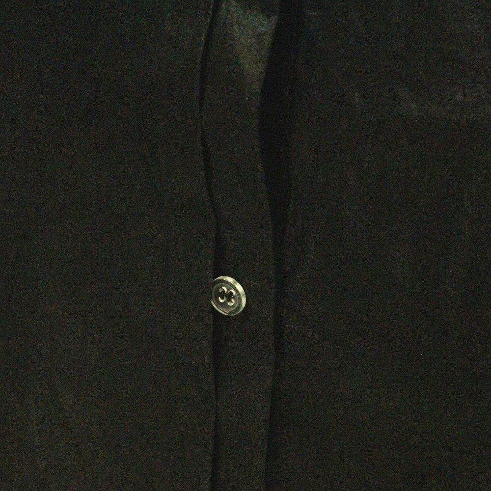  AMERI アメリ LONG COLLAR SHIRT ロング カレンダリング 長袖シャツ ブラック レディース 長袖 Tシャツ カットソー