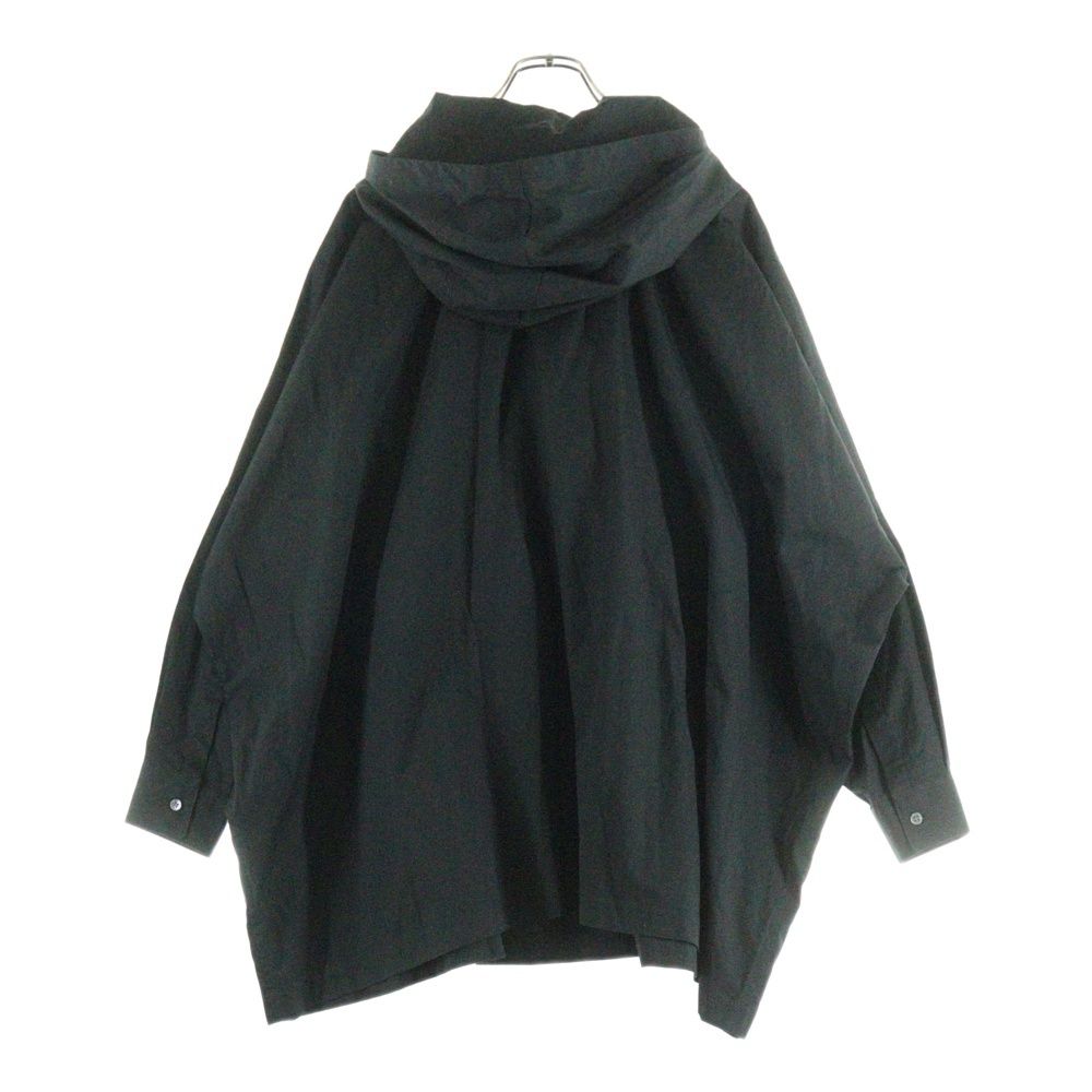 COMME des GARCONS SHIRT コムデギャルソンシャツ 22SS FRILL DESIGN OVER SHIRT フリルデザイン オーバー長袖シャツ ブラック レディース FI-C005