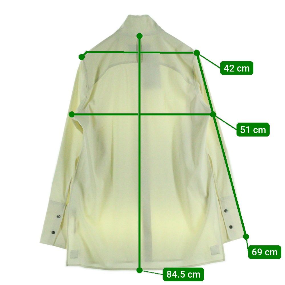 長袖シャツ アイボリー