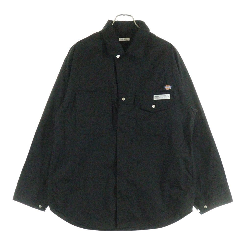 TOGA ARCHIVES トーガアーカイブス 21AW ×DICKIES ZIP UP SP ディッキーズ ジップアップ 長袖ワークシャツ ブラック TC12-FJ511