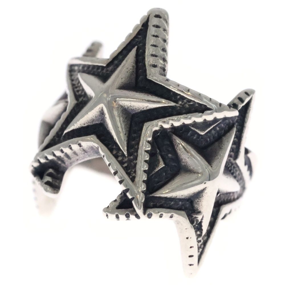 CODY SANDERSON コディーサンダーソン 3INTERLOCKING STAR RINGインターロッキング スター リング シルバー 13号