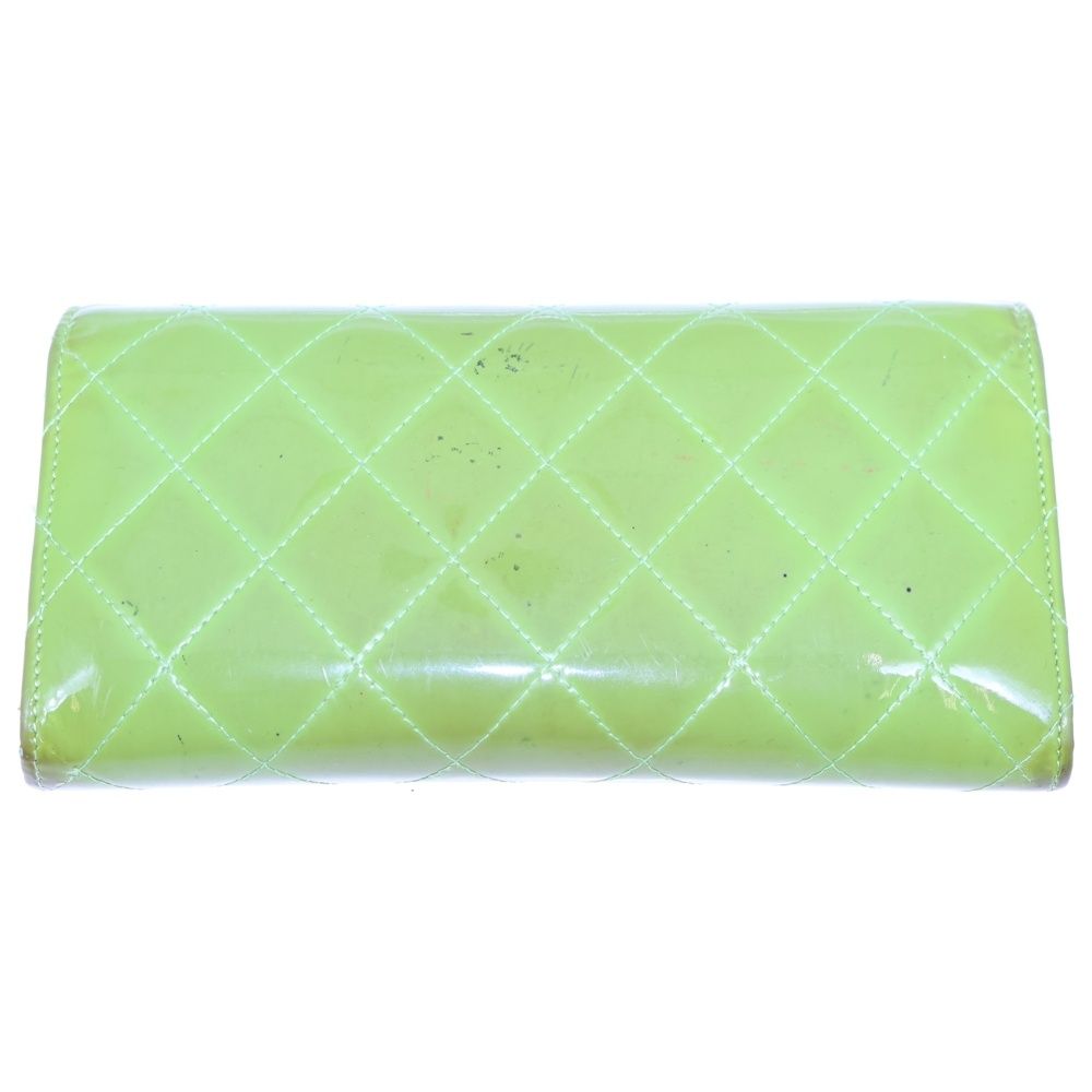 シャネル CHANEL マトラッセ パテント 長財布 シャネル マトラッセ