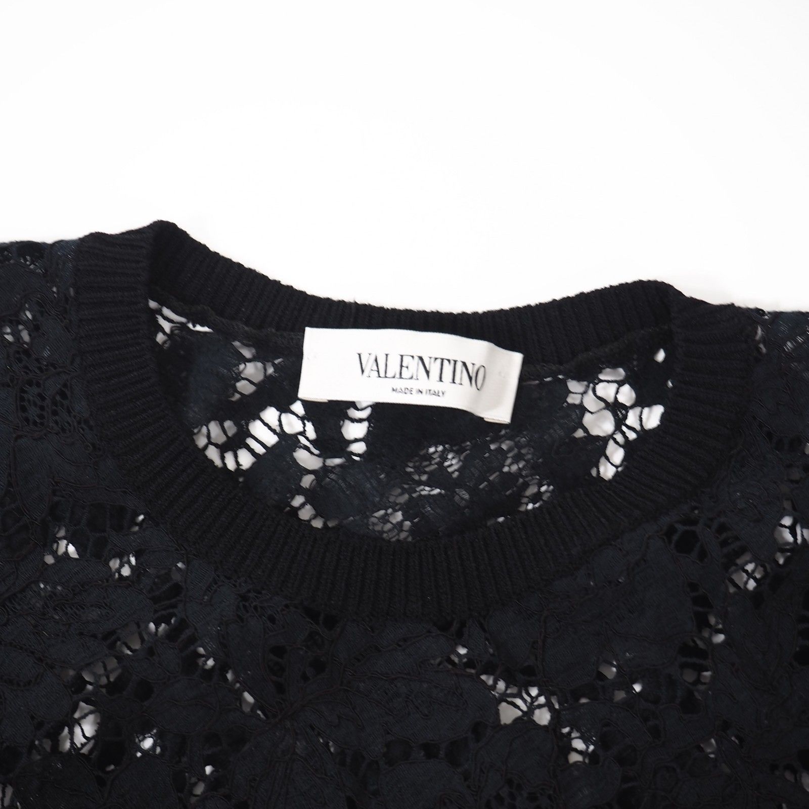 レース切替 ニット