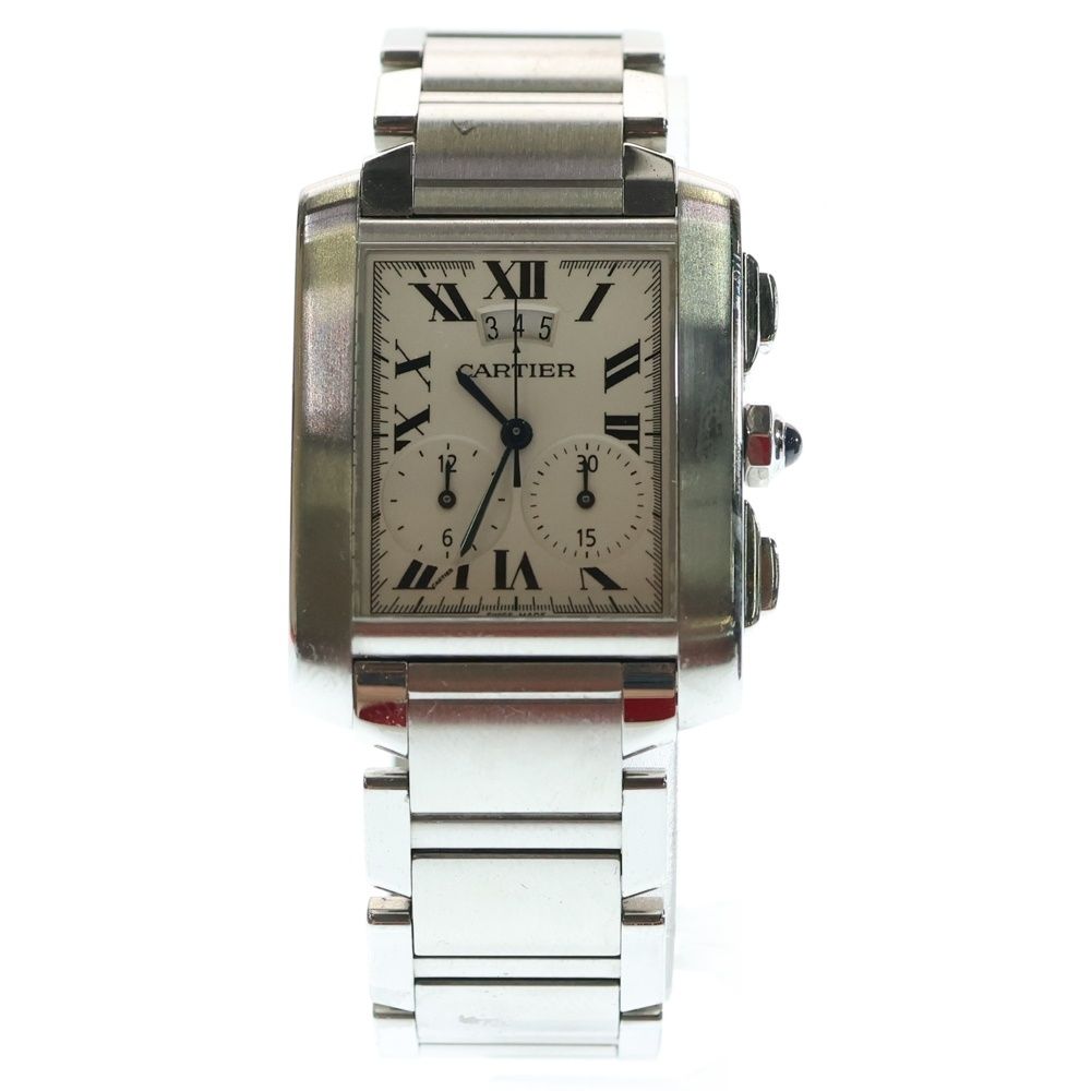 Cartier カルティエ タンクフランセーズ ステンレススチール 2653 シルバー