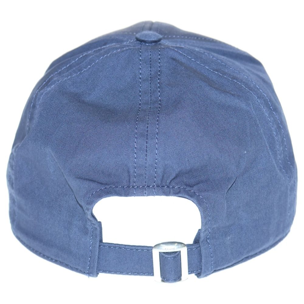 CELINE セリーヌ College Baseball Cap カレッジロゴ ベースボールキャップ 帽子 ネイビー .07 VR