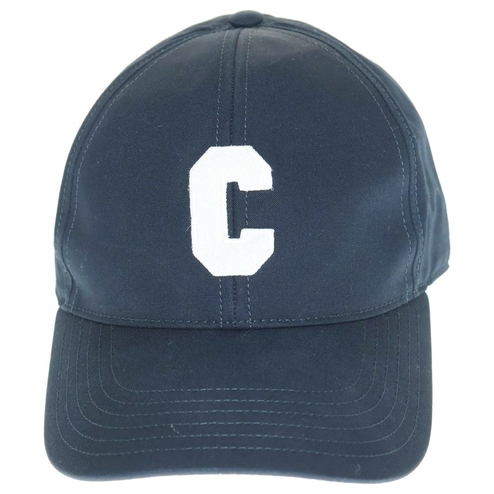  CELINE セリーヌ Initial Baseball Cap イニシャルロゴ ベースボールキャップ 帽子 ブラック .38 NO キャップ 帽子