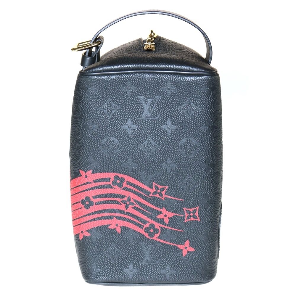 LOUIS VUITTON ルイヴィトン ×NBA モノグラム エンボス クローク ドップキット クラッチバッグ セカンドバッグ ブラック M58515