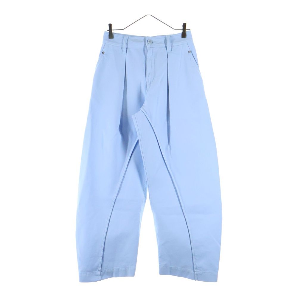 J.W.ANDERSON ジェー ダブリュー アンダーソン TWISTED SEAM TROUSERS ポケットロゴ ツイスト トラウザーパンツ ブルー TR0417PG1600806