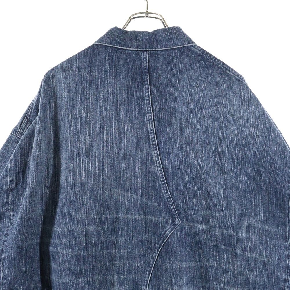 BALENCIAGA / Gジャン/S/コットン/IDG/無地/767943 TNW65/23AW/再構築/Deconstructed BALENCIAGA (バレンシアガ) 23AW DECONSTRUCTED JACKET 再構築