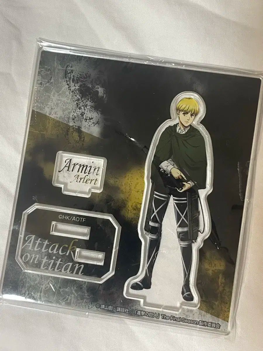 進撃の巨人 アルミン カラ鉄 アクスタ 旧デザイン カラオケの鉄人 カラ