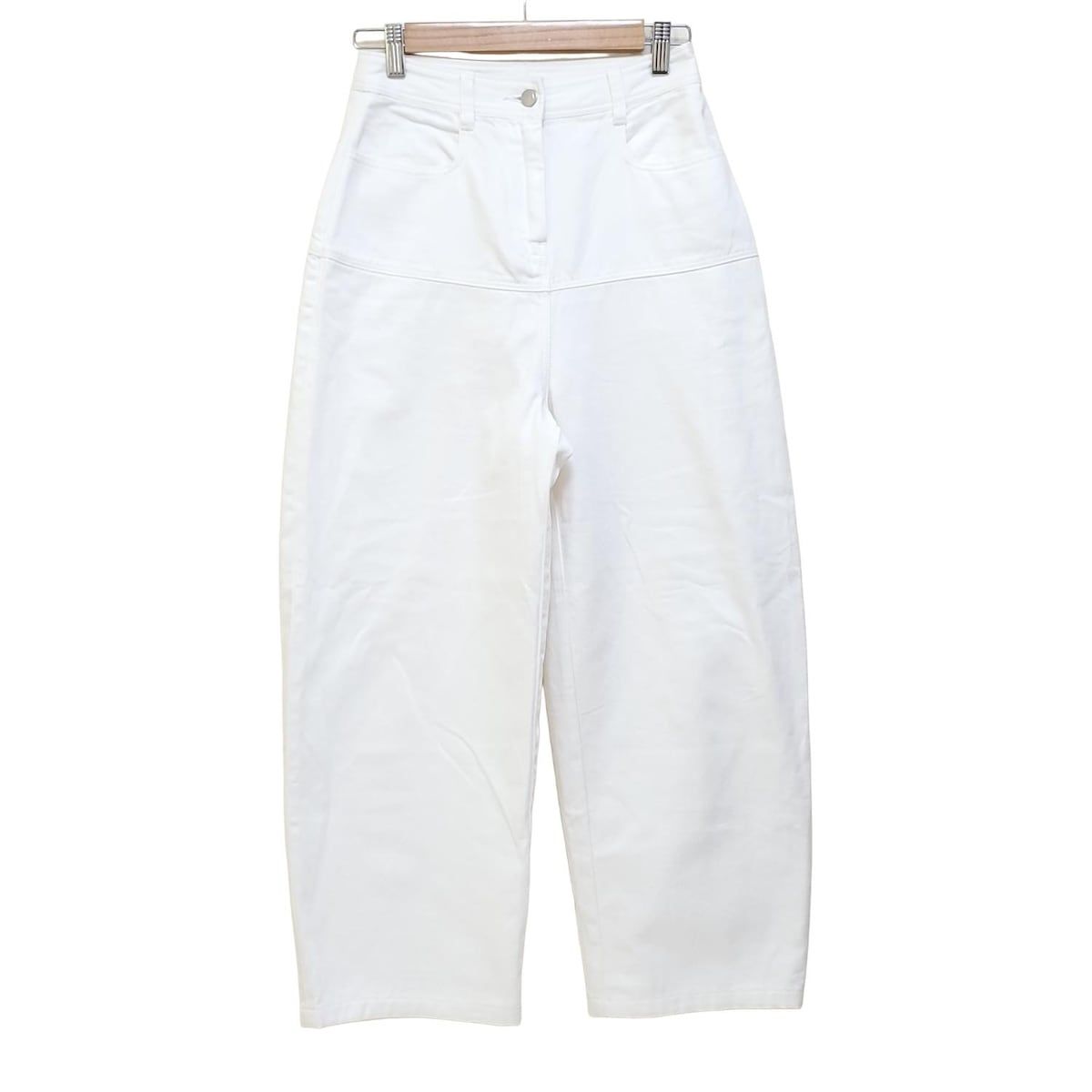 theory luxe セオリーリュクス ジーンズ サイズ36 S レディース - 白 フルレングス