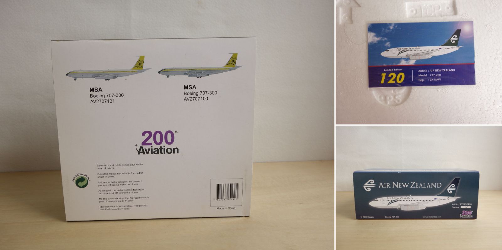 M 飛行機 航空機 旅客機 模型 エア ニュージーランド Air Zealand Aviation 200 BOEING ボーイング 737 アビエーション200 1 ZK NAW 38899