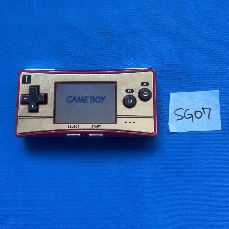 SG 07 完品 Nintendo GAMEBOY micro ソフト2本付き 箱破損あり 任天堂 ニンテンドー ゲームボーイミクロ 本体 スーパーマリオブラザーズ アイスクライマー ACアダプター 取扱説明書 き セットまとめ 携帯型ゲーム機