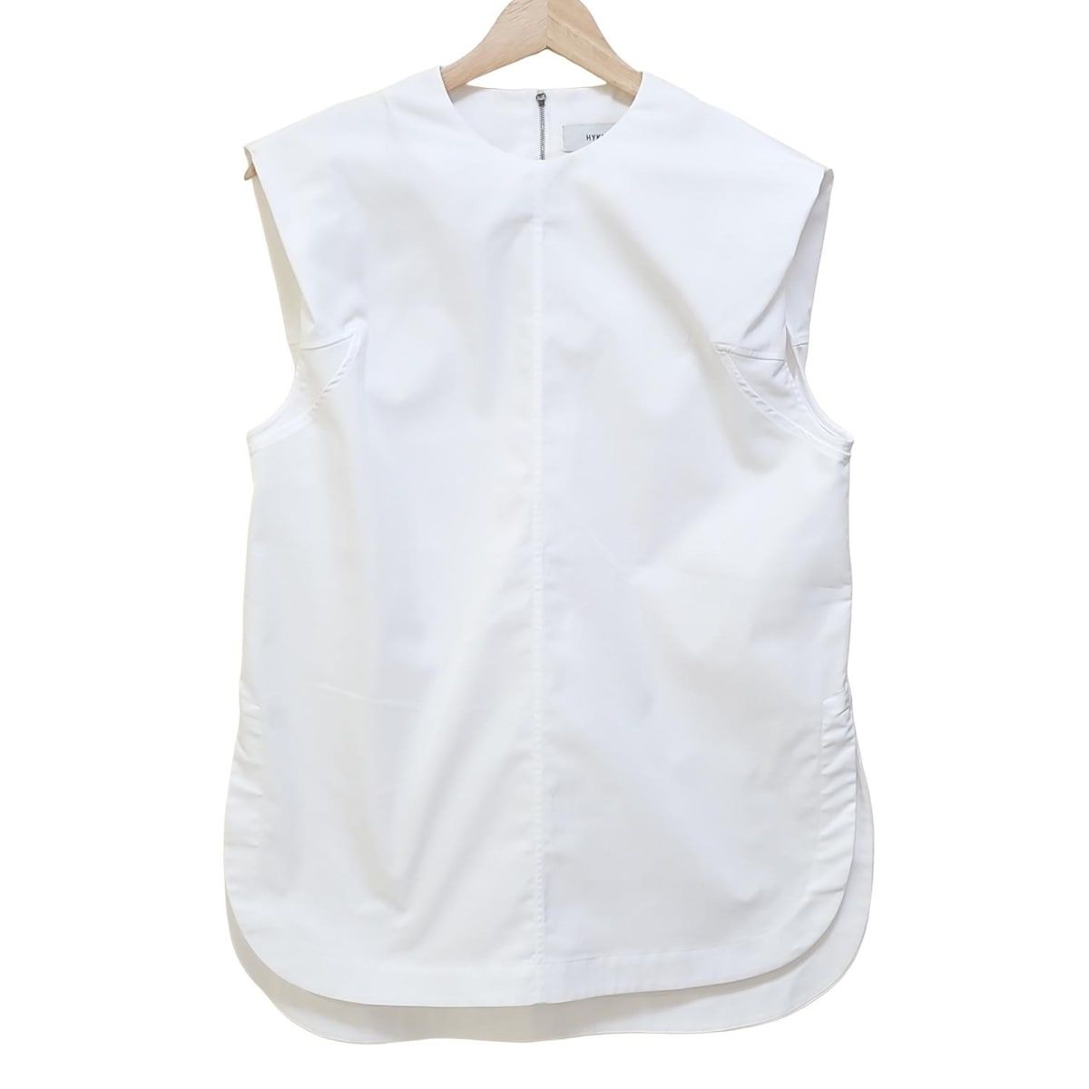 HYKE ハイク ノースリーブカットソー サイズ1 S レディース - 白