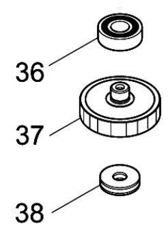 マキタ makita 充電式シャーレンチ WT310DZK 用 ボールベアリング698VVヘリカルギヤ30スラストニードル617 3点セット
