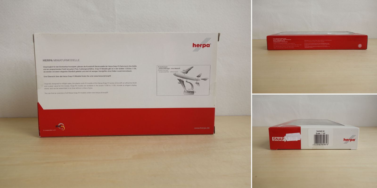 M 飛行機 旅客機 航空機 模型 ヘルパ Herpa TAM航空 BAe 146 200 ボリビア FAB 101 1 144 38904