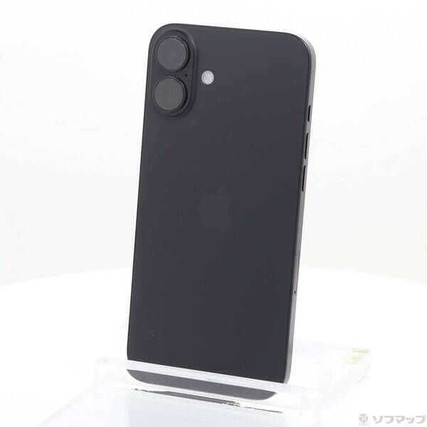 〔中古品〕 iPhone16 Plus 128GB ブラック MXVA3J／A SIMフリー【258】