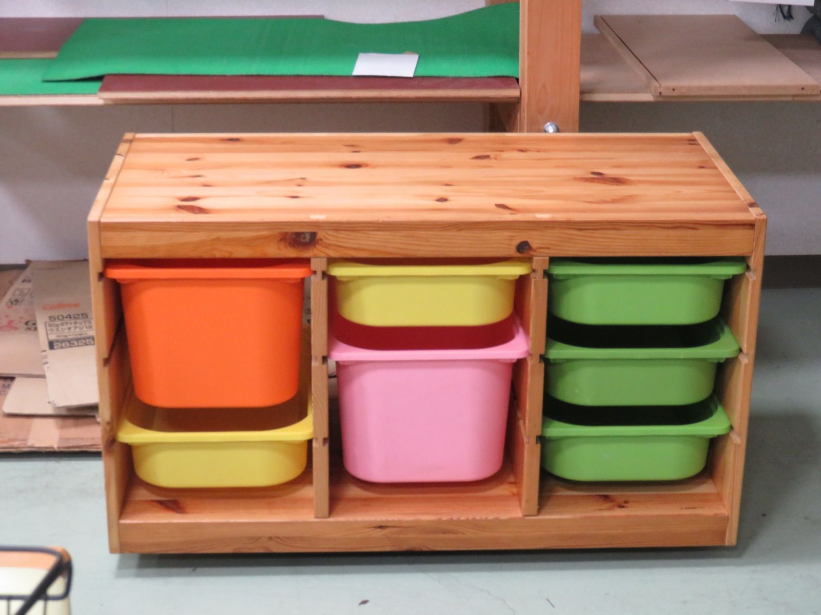 整理棚(ikea トロファスト)（R7-161i 配送不可、現地引取のみ