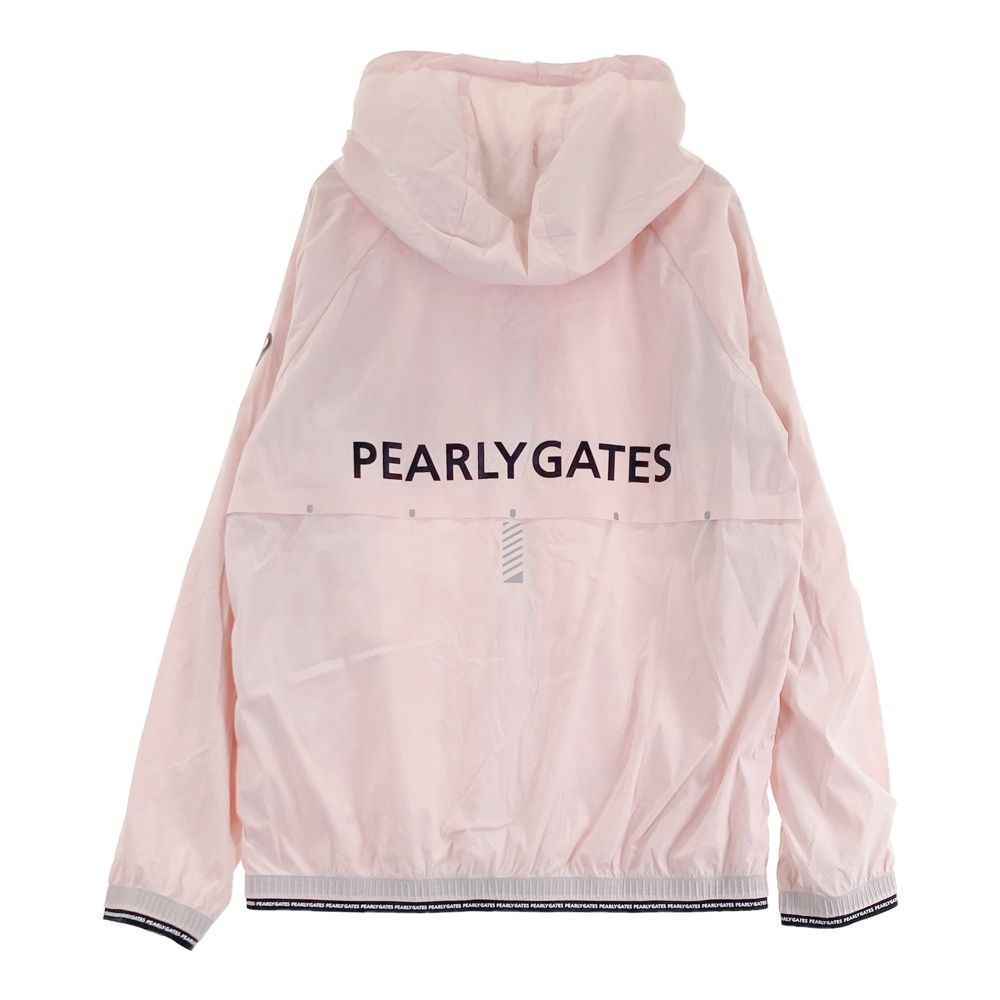 サイズ 2 PEARLY GATES パーリーゲイツ 長袖ジャケット フーディ ピンク系 ゴルフウェア レディース ストスト