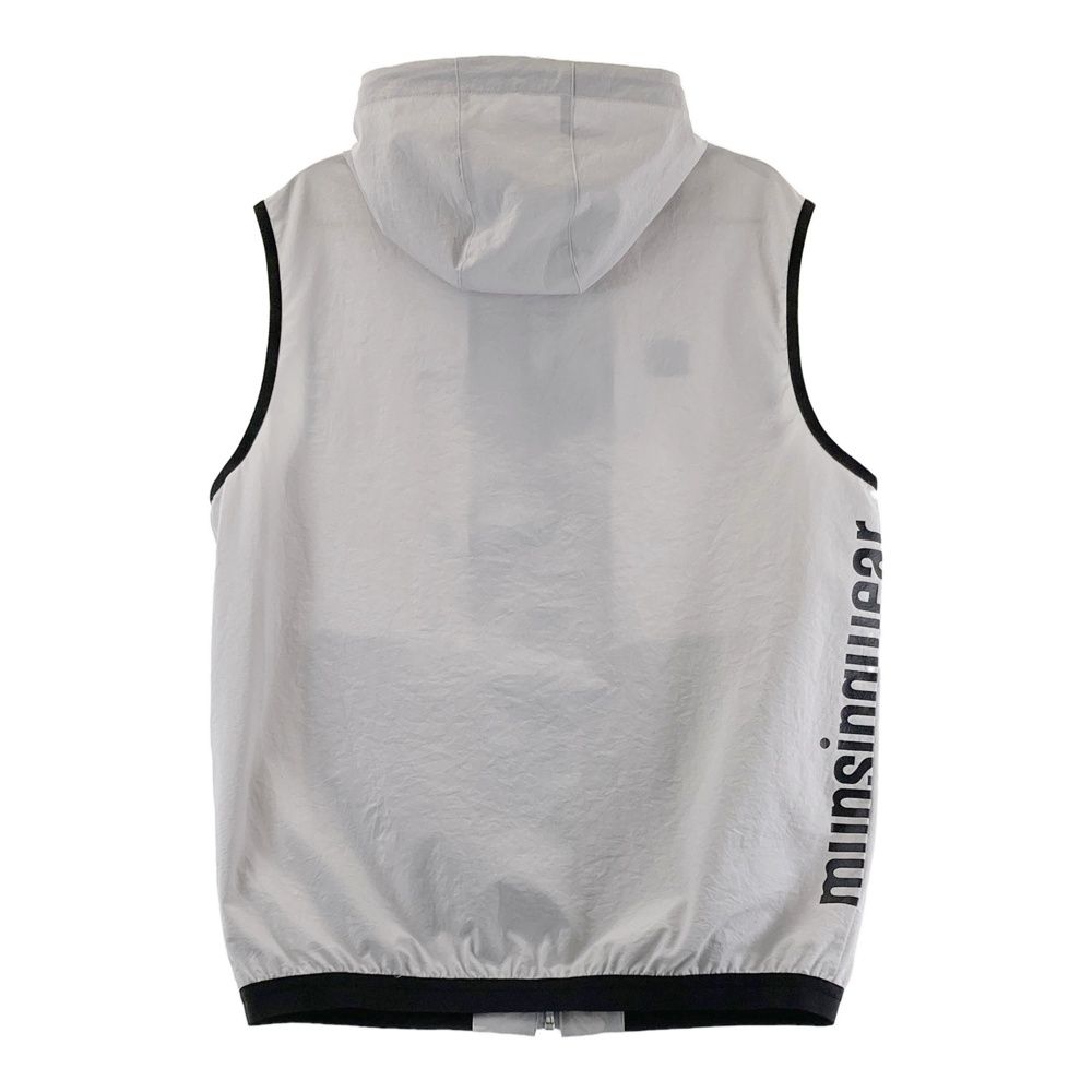 【新春価格】Golfickers（ゴルフィッカーズ）　フード付ジップベスト GOLFICKERS ゴルフィカーズ フード付ジップベスト グレー M GOLFICKERS