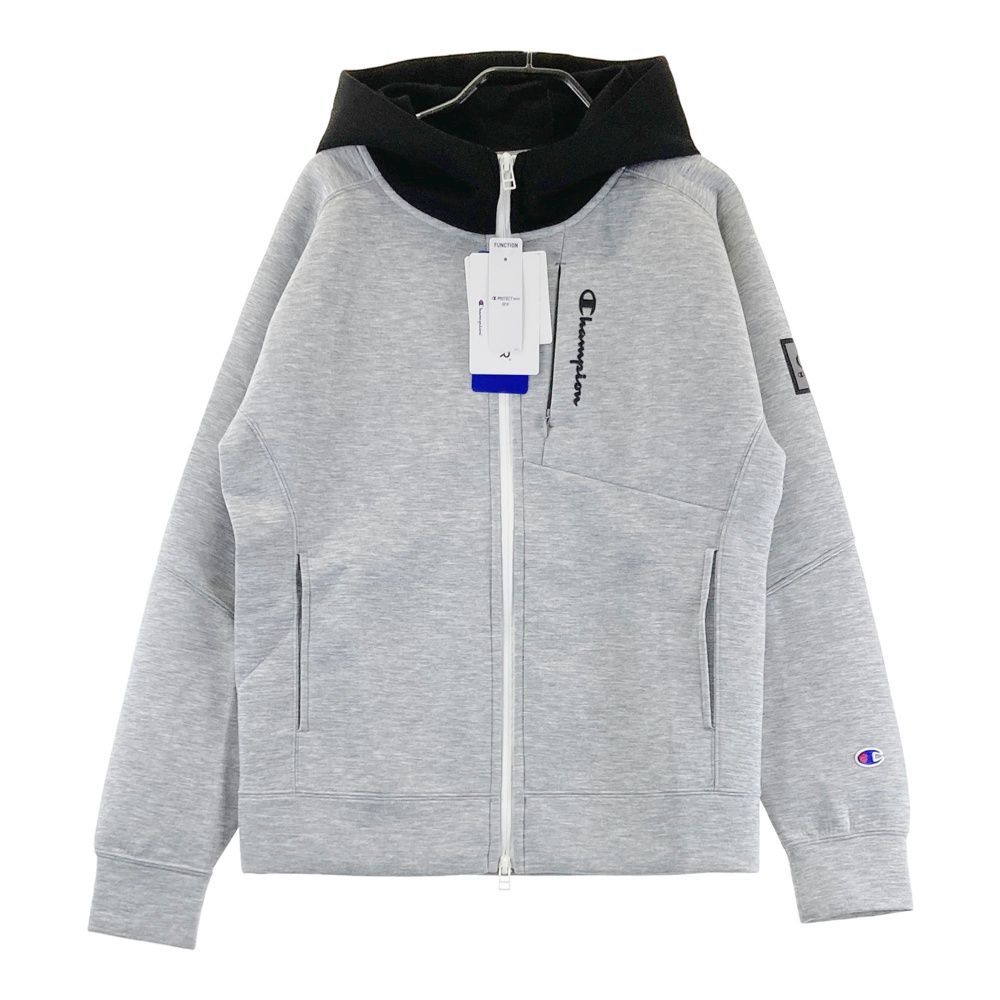 サイズ M CHAMPION GOLF チャンピオンゴルフ 長袖ジップパーカー グレー系 240101552641 ゴルフウェア メンズ ストスト