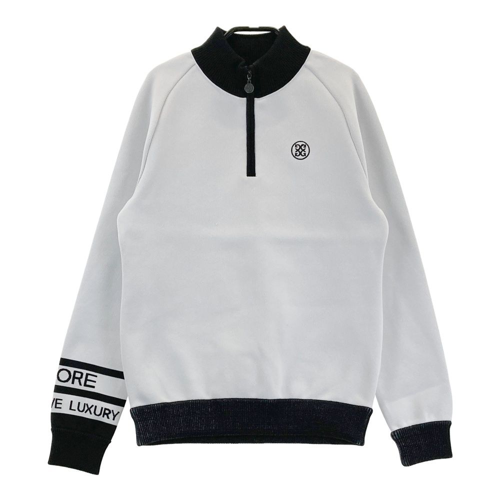 サイズ 38 G FORE ジーフォア ハーフジップ ニットセーター グレー系 240101553348 ゴルフウェア レディース ストスト