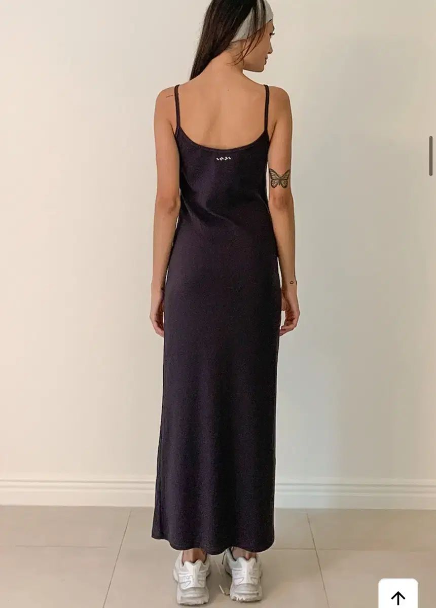 INI アクティブ リブド マキシ ONE PIECE チャコール Long