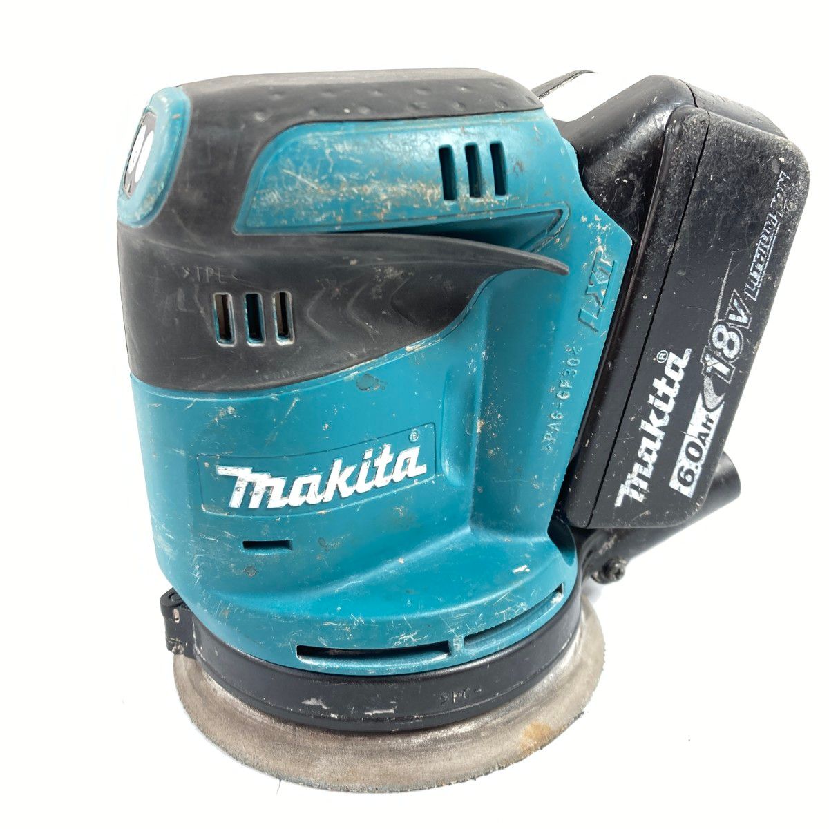 MAKITA マキタ 18V 充電式ランダムオービットサンダー バッテリ1個付 PSEマークあり BO180D ブルー