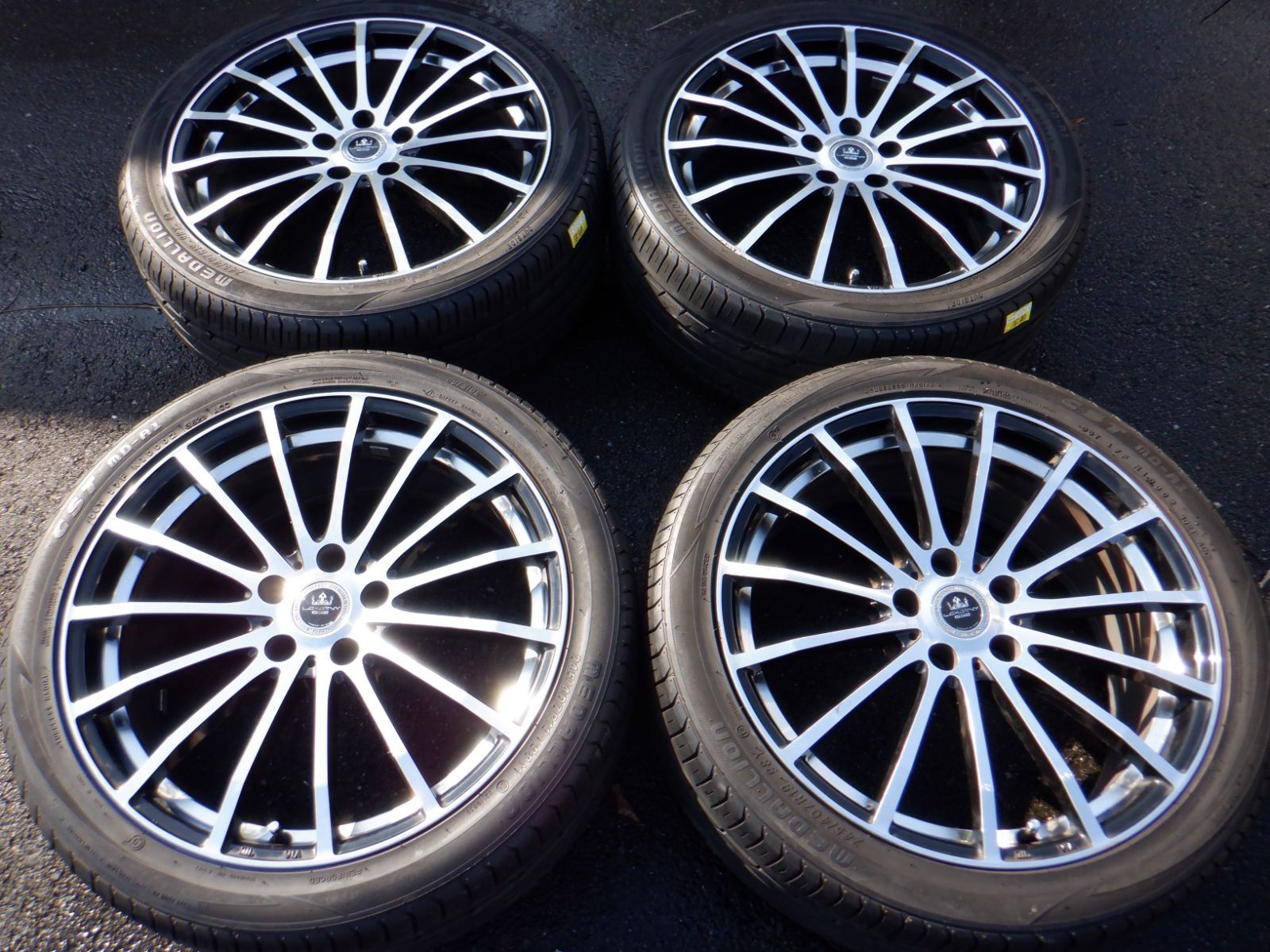 BADX バドックス 632 LOXARNY ロクサーニ F 15 １９インチタイヤセット アルファード ヴェルファイア ハリアーなどに