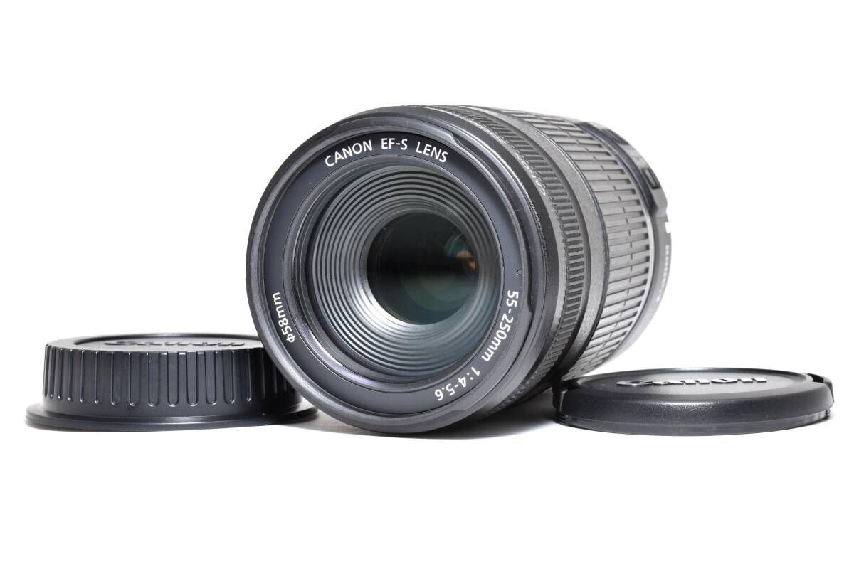 ☆良品☆キヤノン Canon EF-S 55-250mm f4-5.6 IS ♯1332 Canon EF-