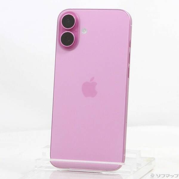 中古品〕 iPhone16 Plus 256GB ピンク MXVJ3J／A SIMフリー【258
