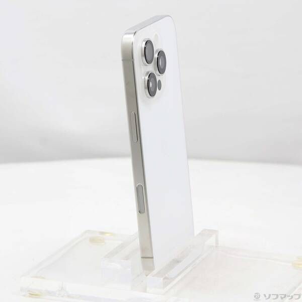 〔中古品〕 iPhone16 Pro 128GB ホワイトチタニウム MYMW3J／A SIMフリー【348】 Pro iPhone16 128GB - 中古iPhone16 [ホワイト