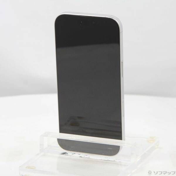 〔中古品〕 iPhone16 Pro 128GB ホワイトチタニウム MYMW3J／A SIMフリー【348】 Pro iPhone16 128GB - 中古iPhone16 [ホワイト