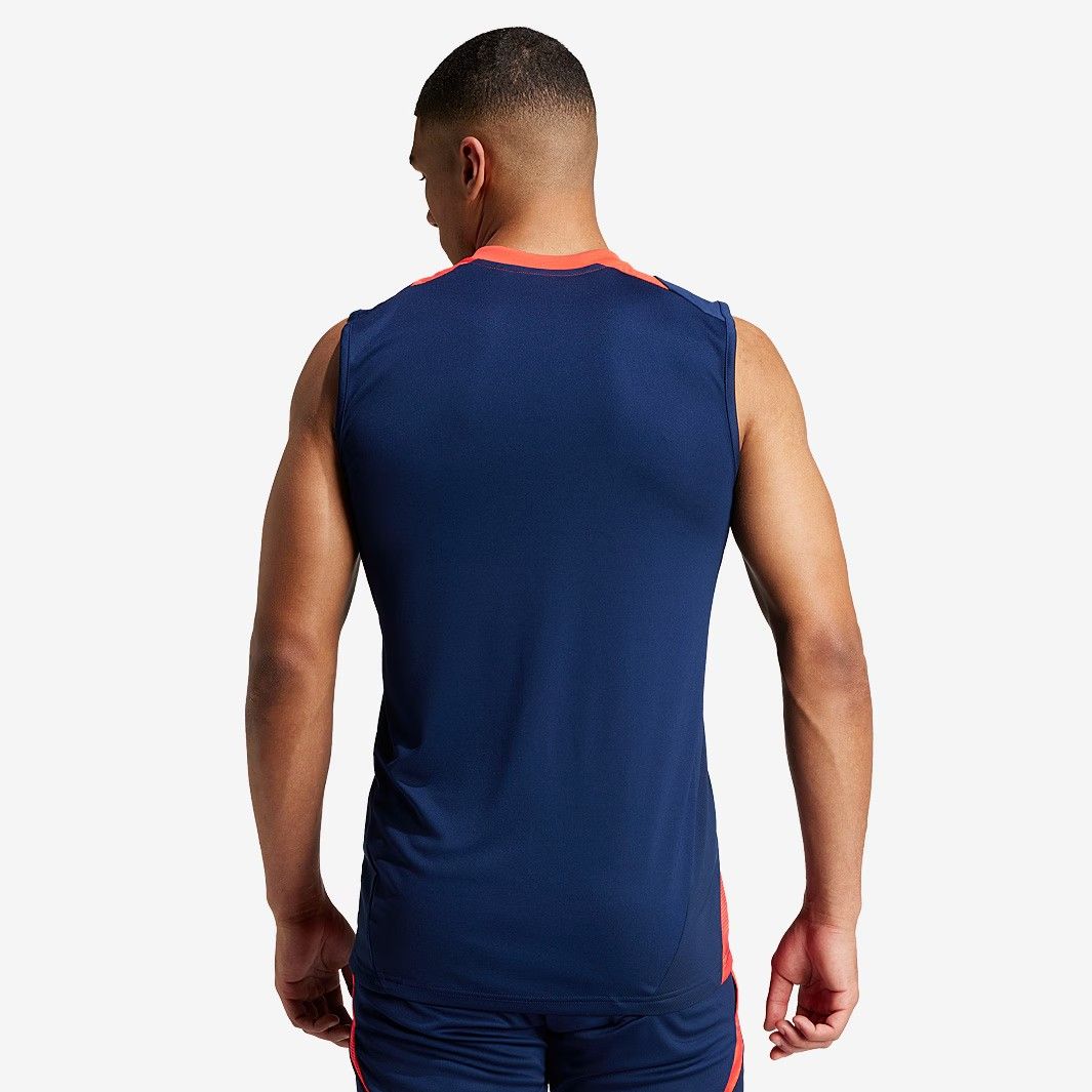 アディダス マンチェスター ユナイテッド 2025 ノースリーブ シャツ サッカー 紺 ネイビー 青 ブルー 赤 レッド モデル 日本未発売