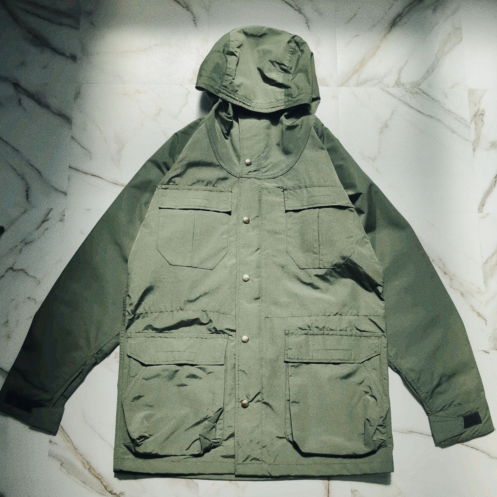 90s SIERRA DESIGNS 三本杉 USA製 マウンテンパーカー M sage/sage 64