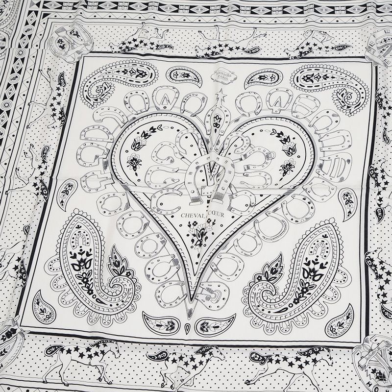 エルメス カレ140 カレジェアン ショール シュヴァル ドゥ クール バンダナ