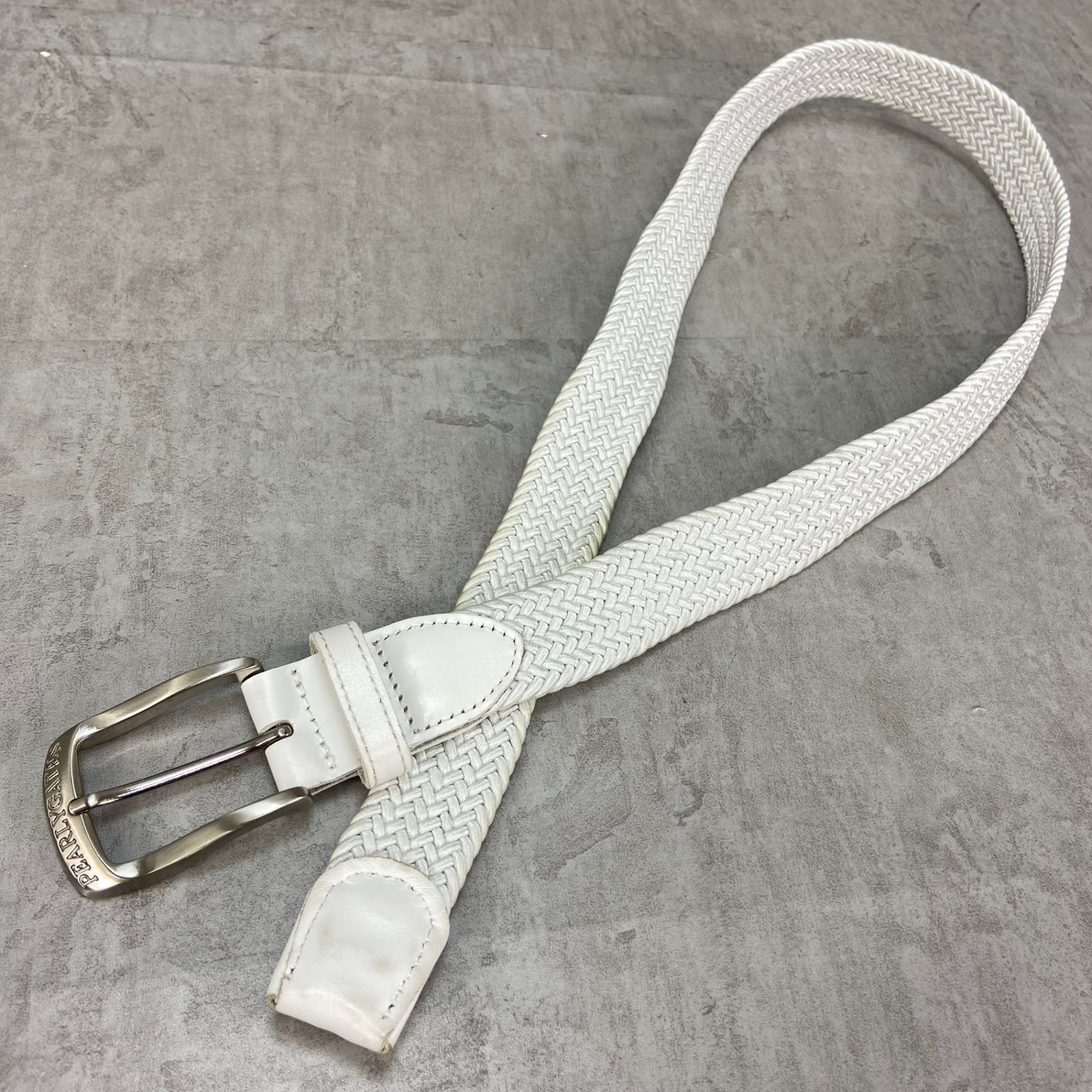 パーリーゲイツ レディースベルト メッシュベルト バックル刻印 ロゴ型