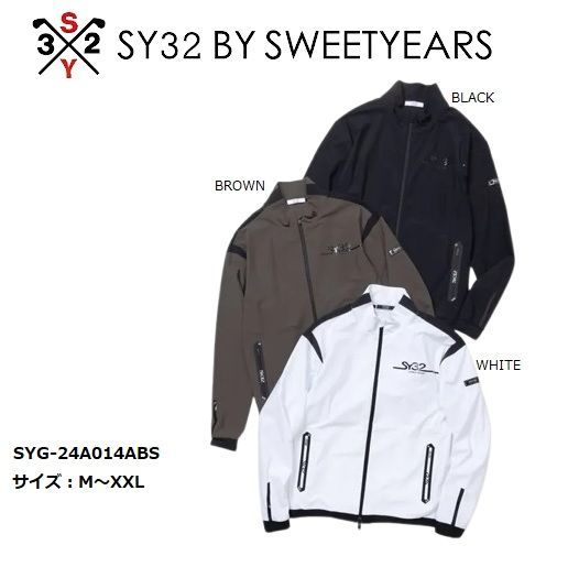 SY32 ゴルフ ゴルフウェア ジャケット メンズ おしゃれ ブランド かっこいい SYG-24A014ABS お取り寄せ