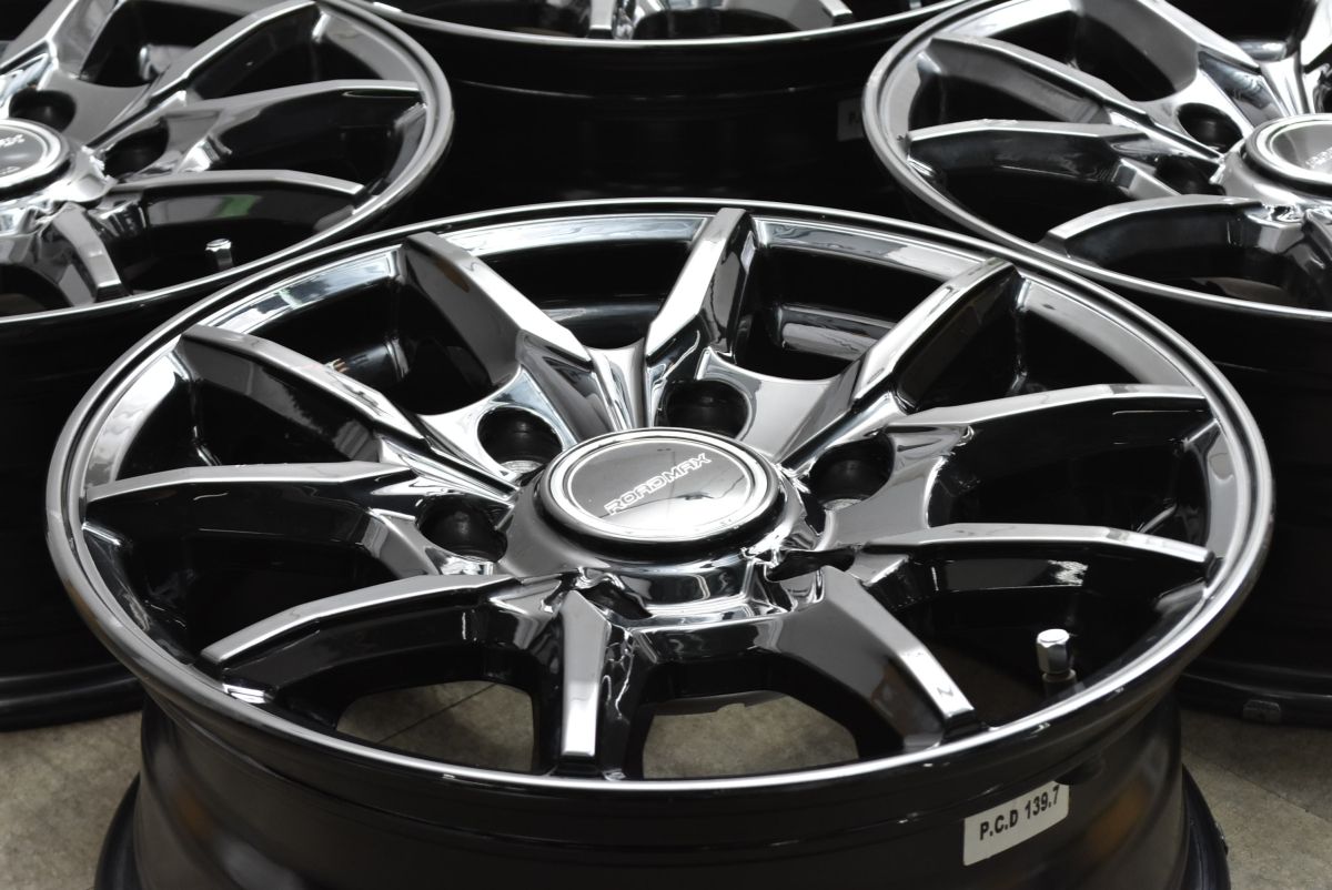 交換用に ROADMAX 15 in 6 J 33 PCD 139 7 4本セット ハイエース レジアスエース カスタム用 スタッドレス用