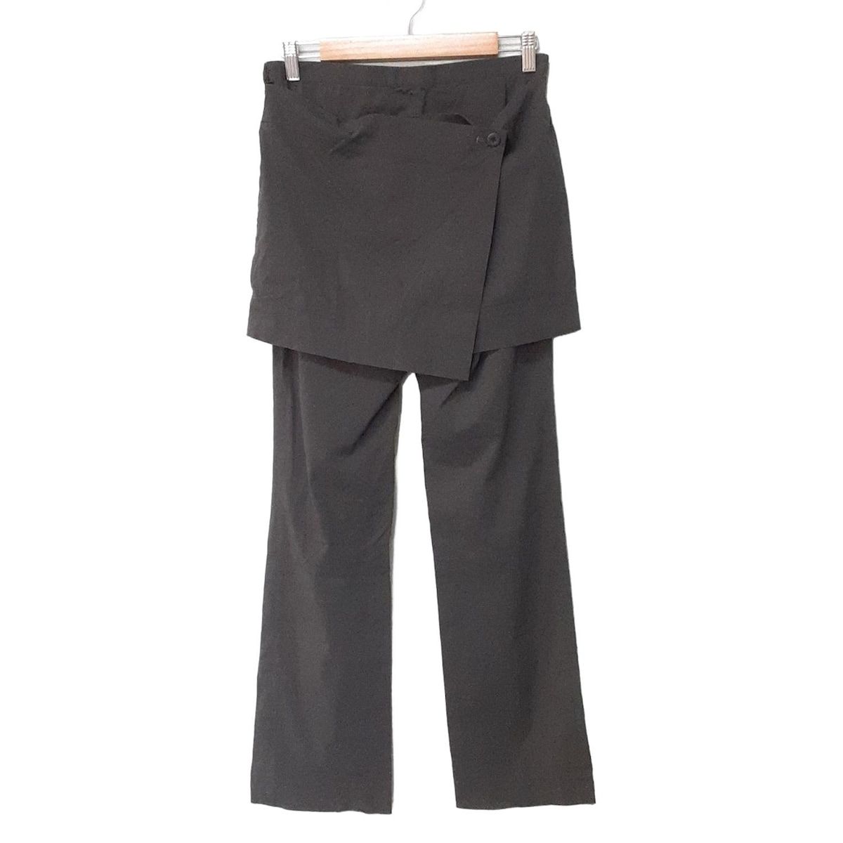 ISSEYMIYAKE イッセイミヤケ パンツ サイズ2 M レディース - ダークグレー フルレングス