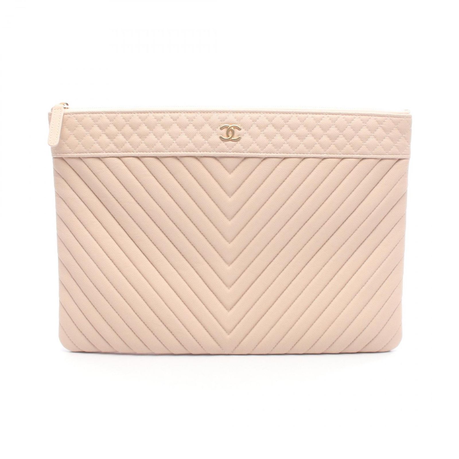 CHANEL シャネル マトラッセ シェブロン Vステッチ セカンドバッグ クラッチバッグ