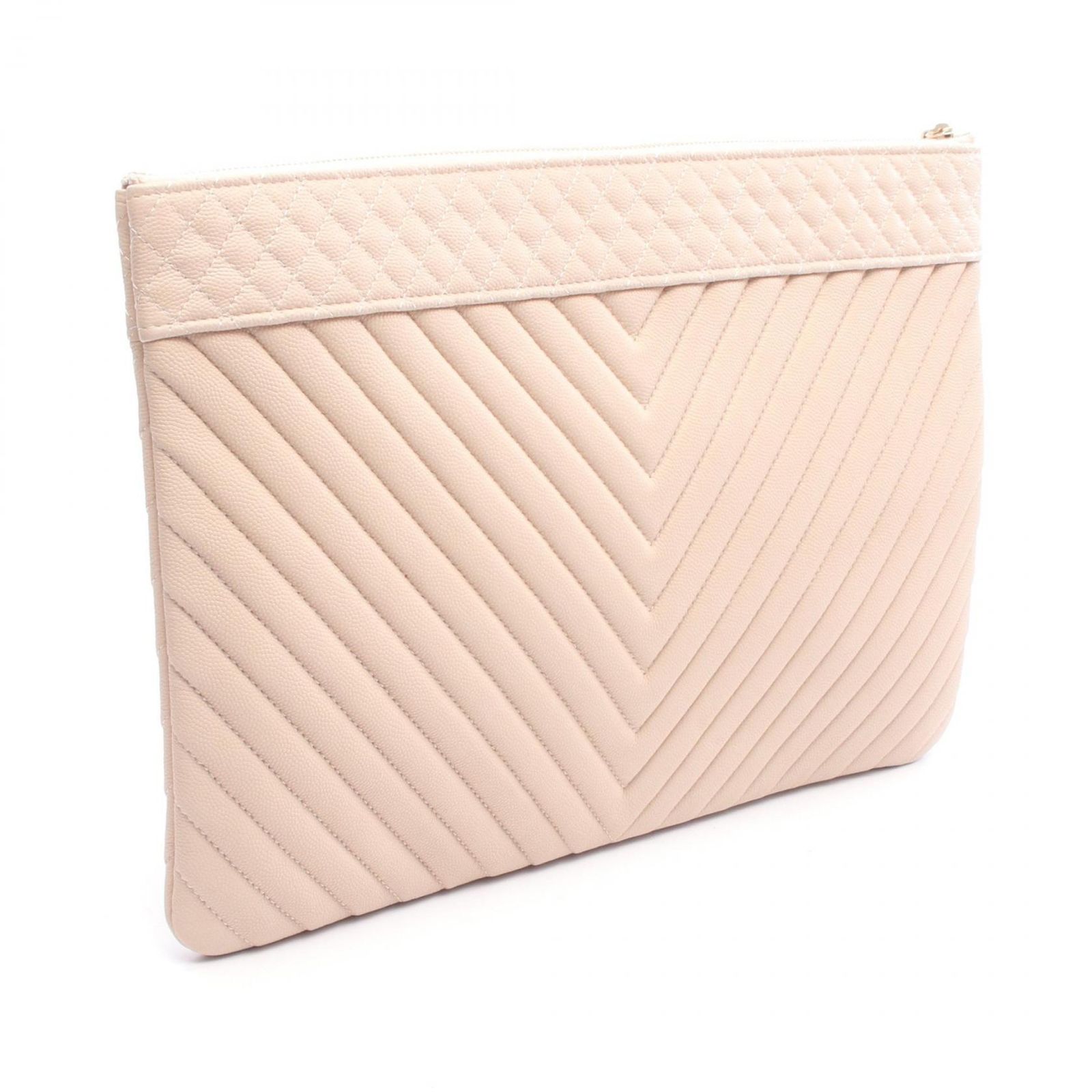 CHANEL シャネル マトラッセ シェブロン Vステッチ セカンドバッグ クラッチバッグ