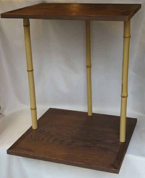 十一月 特売品 焼杉 玄々斎好写 五行棚 組立式 税込