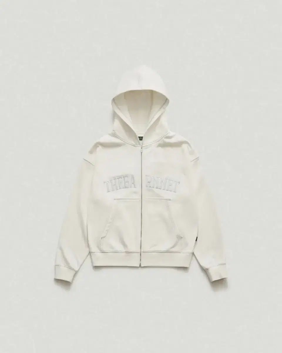 ザ バーネット フードジップアップ キャンプ スウェット ジップアップ フーディー ジャケット アイボリー