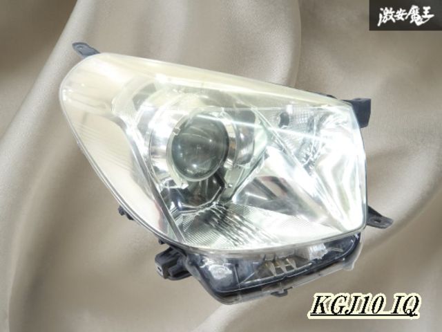 割れ無し!!】トヨタ 純正 KGJ10 IQ ハロゲン ヘッドライト ヘッド