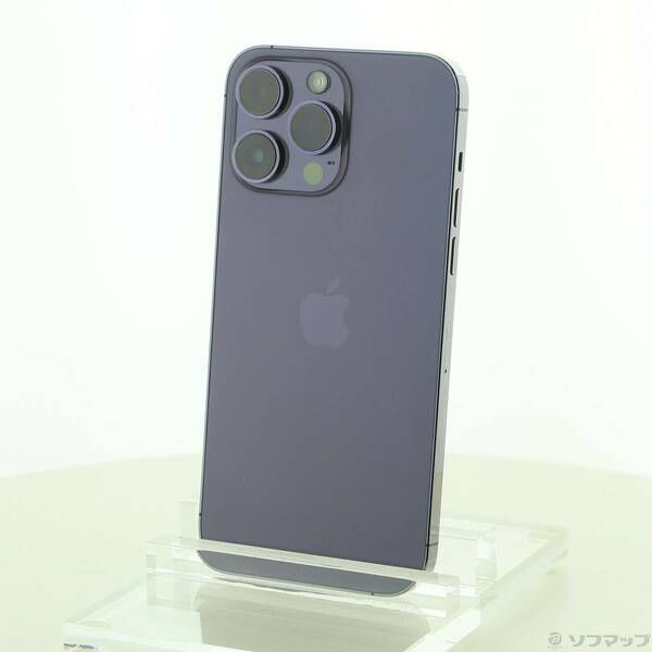 2025，新作 〔中古品〕 iPhone14 Pro Max 1TB ディープパープル MQ9N3J／A SIMフリー【262】 スマートフォン本体