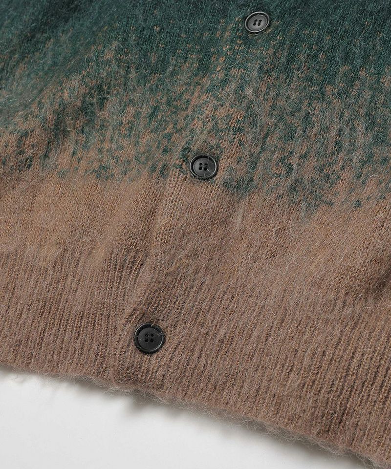 グラデーションモヘアニット