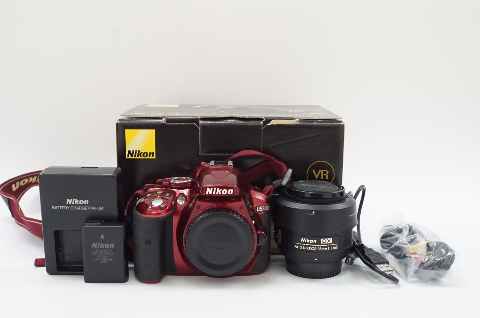 C021909-1 Nikon D5300 デジタル一眼レフ 35㎜ Ｆ1.8 単焦点レンズ