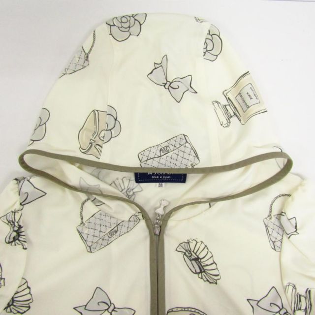 M'S GRACY エムズグレイシー アイコンプリントフード付き ワンピース